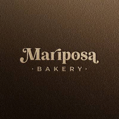 Logo for Mariposa Bakery bakery branding design graphic design logo