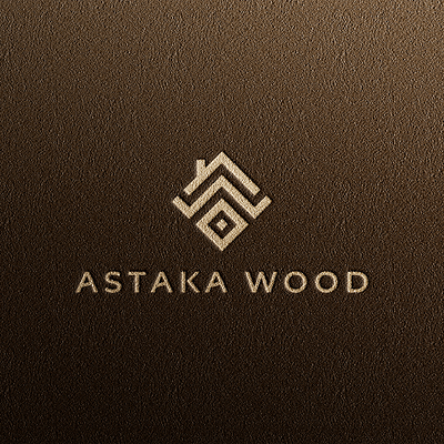 Logo for Astaka Wood Property apparel branding design graphic design illustration logo logo de