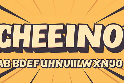 Cheino - Comic Retro Font elegant font illustration retro script