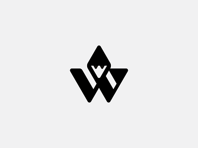 Letter W - Wizard branding gaming logo geometric ghost icon logo logo design logodesign minimal monogram scary simplelogo startup logo symbol wizard