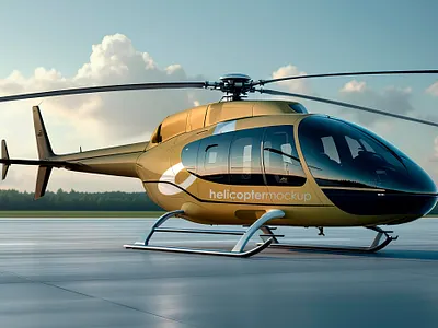 Helicopter Mockup branding design download free freebie helicopter illustration kriollodesign mockup psd ui