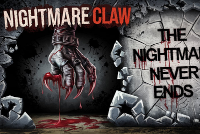 Nightmare Claw - Horror Grunge Display design font graphic design grunge horror script