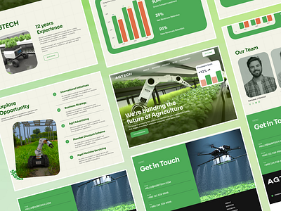 AGTECH-Agriculture website sections 2025 agriculture landingpage agrotech branding creative design graphic design landingpagr ui ui design uiux website website design