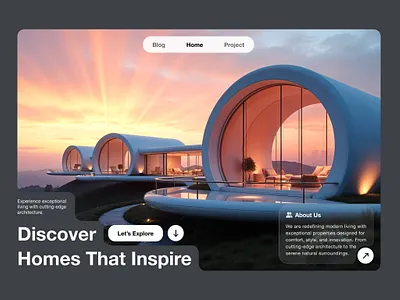 Real state landing page architect auction elegant landing landing page minimal modern real state real state landing real state web rel state website web website