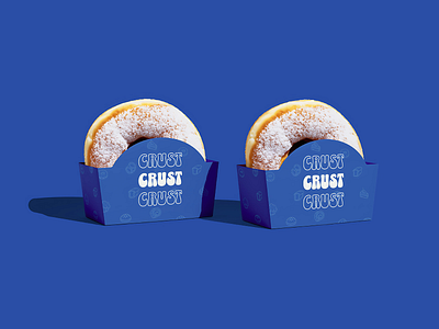 Crust Donuts branding donuts logo