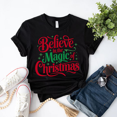 Christmas T-shirt Design bulk t shirt design christmas christmas tree clothes clothing design eps graphic design illustration jesus merry merry christmas santa t shirt design tee typography xmas