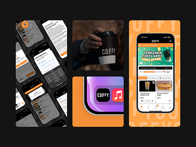 COFFY | Coffee Order and Delivery Mobile App app app design brand coffee app coffy delivery app design food order mobile mobile app mobile design product design ui ui app ui design uiux voya web design