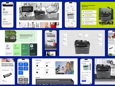 Brother - Elle Web & Mobile Design brother landing page mobile design ui web design