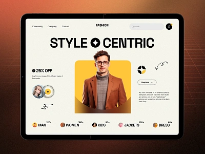 fashion, e-commerce, blog website ui e commerce e commerce web e commerce website fashion fashion ui fashion website hero section landing page online shop shopping ui design user interface web design website design