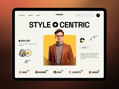 fashion, e-commerce, blog website ui e commerce e commerce web e commerce website fashion fashion ui fashion website hero section landing page online shop shopping ui design user interface web design website design