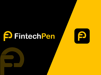 fintech pen logo f logo fintechpen logo logo logo design logo designer p logo