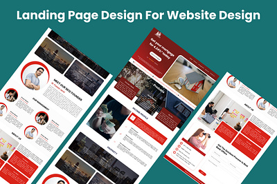 Landing Page Design for Website Design