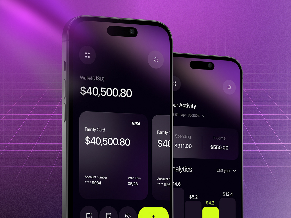 payment application design by Roohi Koohi on Dribbble