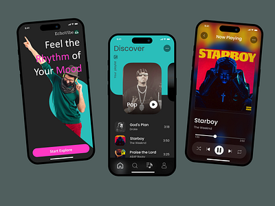 Music Player App design idea app design branding design figma figma design illustration logo music player music player app design spotify ui ui design ui ux design