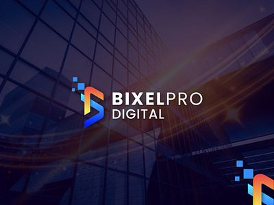 Bixel Pro Digital B Letter Pixel Logo a b c d e f g h i j k l m n b letter brand identity clean company creative custom digital marketing graphic design logo logo design logotype minimal o p q r s t u v w x y z pixel professional tech logo