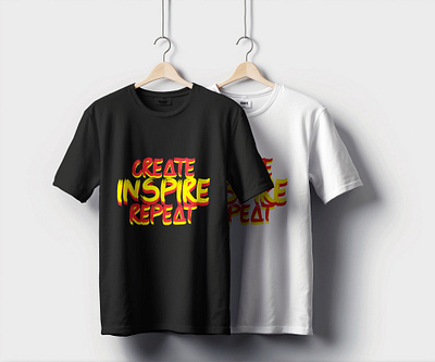 T-shirt Design For Young Generation. graphic tee