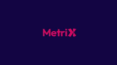 Metrix Logo Animation 3d animation branding graphic design logo logo animation motion graphics ui