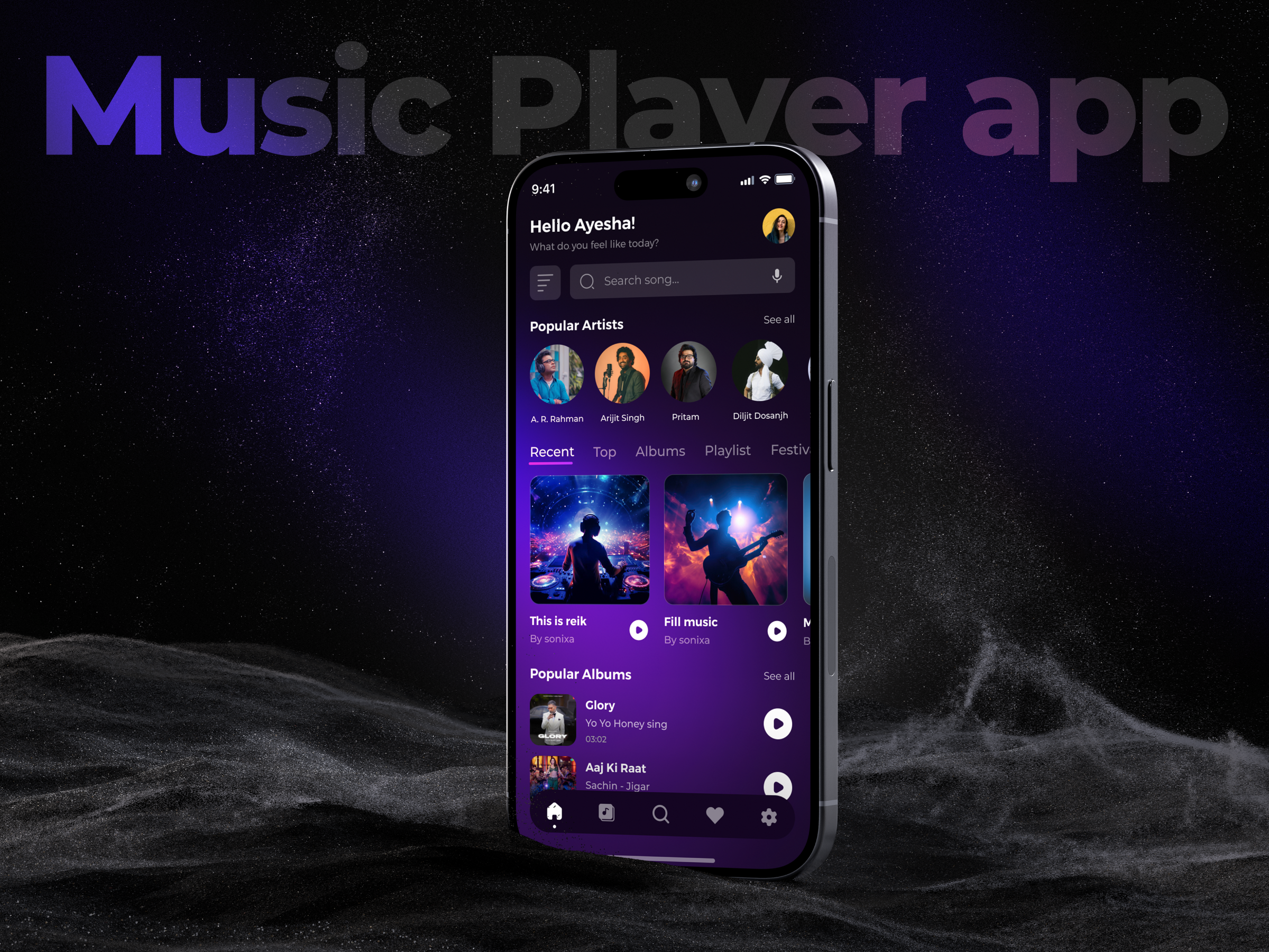 Example of Mobile App UI/UX Design | Modern App UI