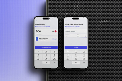 Add Money Feature UI Design 💳 add money app interaction card verification clean design digital payments financial app fintech ui minimal ui mobile banking mobile wallet money management payment flow pci compliance seamless payments secure app secure transactions transaction flow ui showcase user experience ux design