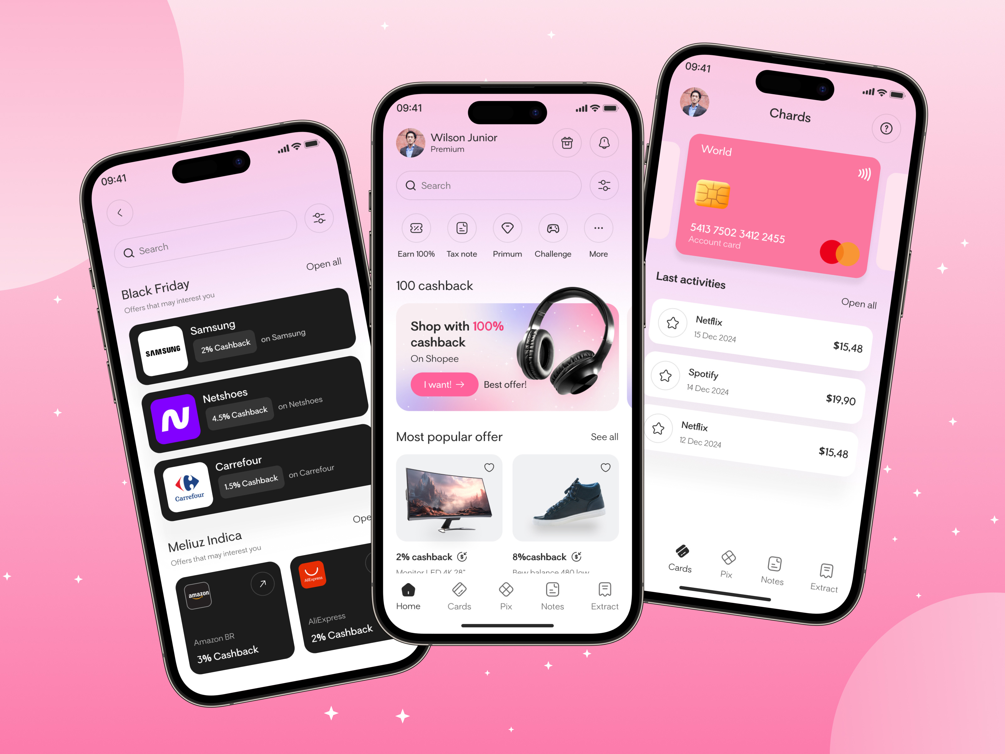 Example of Cashback Mobile App   Design