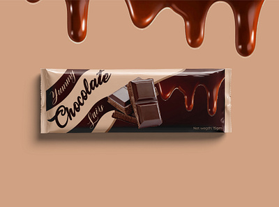 Chocolate Packaging Label Design. concept design.