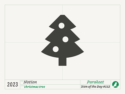 Icon of the Day #112 christmas conifer design fir holidays icon icons ios ornaments tree ui vector xmas