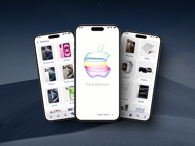 Apple Device Shopping graphic design ui