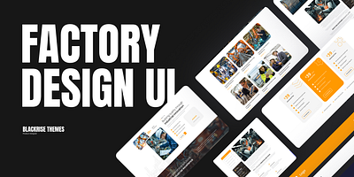 FactoryPro - Factory & Industry Theme Ui Design industry website design ui