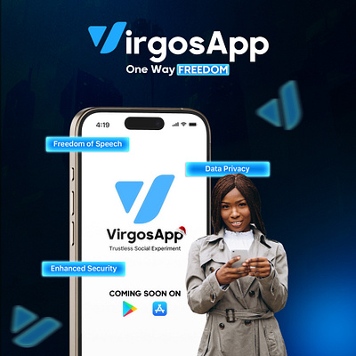 VirgosApp branding graphic design