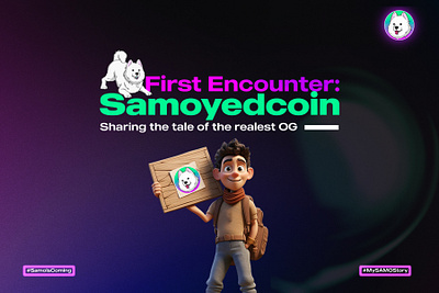 Samoyedcoin Encounter branding graphic design