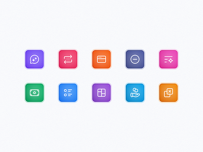 SaaS App Feature Icons app figma icon saas ui design ux design