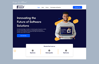 Fordest Technologies Website dailyui design ui ux