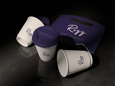 Rizz Restaurant & Bar - Branding/Identity Design brand brand design brand identity branding graphic design menudesign restaurantmenu