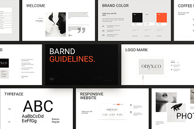 Brand Guidelines Google Slides Presentation Template branding branding kit guideline visual style guide