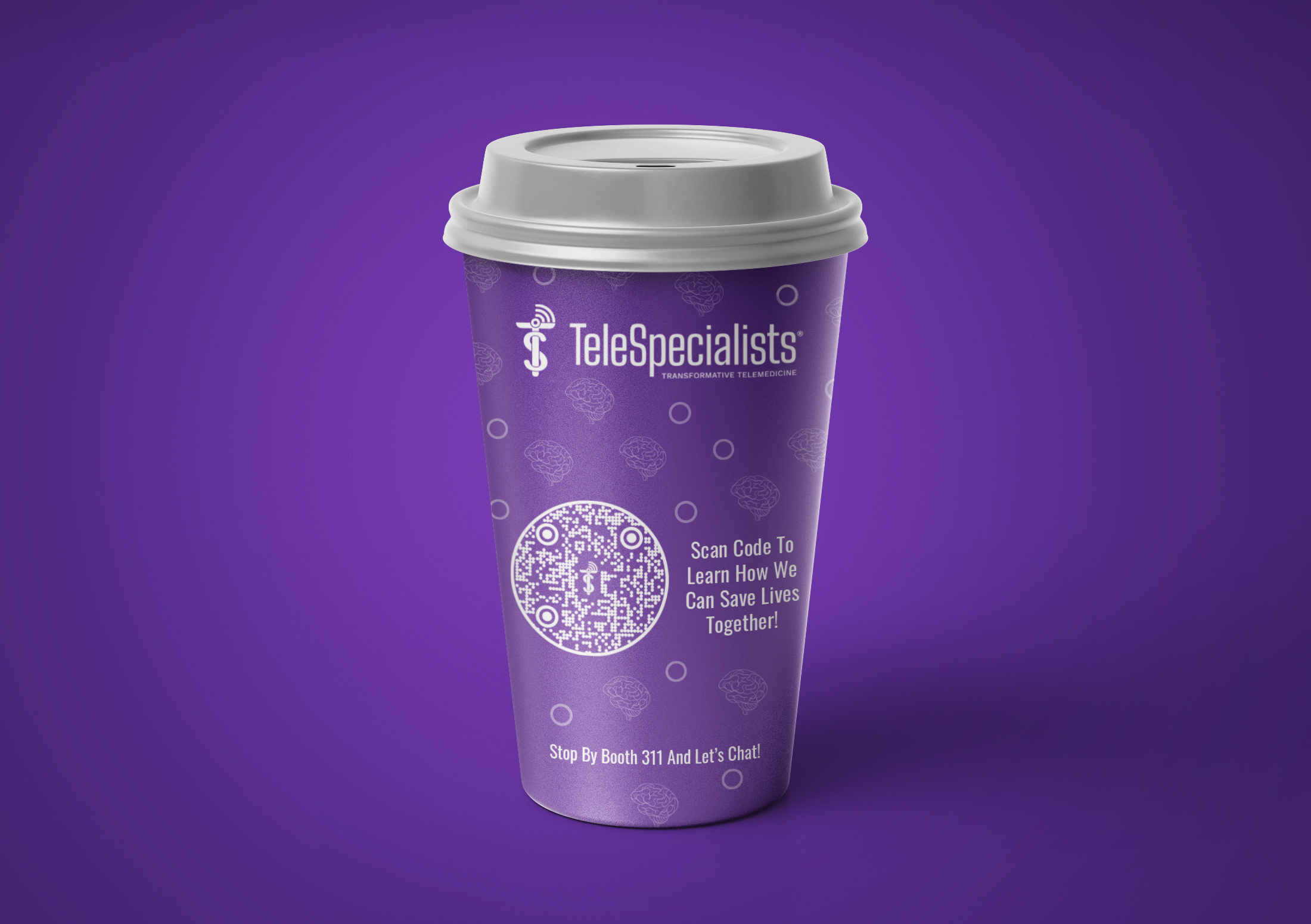 Example of Paper Coffee Cup Label Packaging Design
