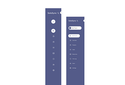 Solosync Nav Bar dashboard dashboarddesign uidesign uxdesign