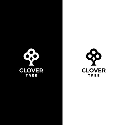 Clover Tree Logo Concept branding business logo company logo design graphic design logo logo design vector