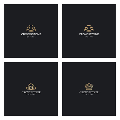 Crownstone Capital Logo Concept branding business logo company logo design graphic design logo logo design vector