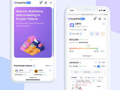 CryptHub - Crypto Platform crypto design design system mobile ui ux