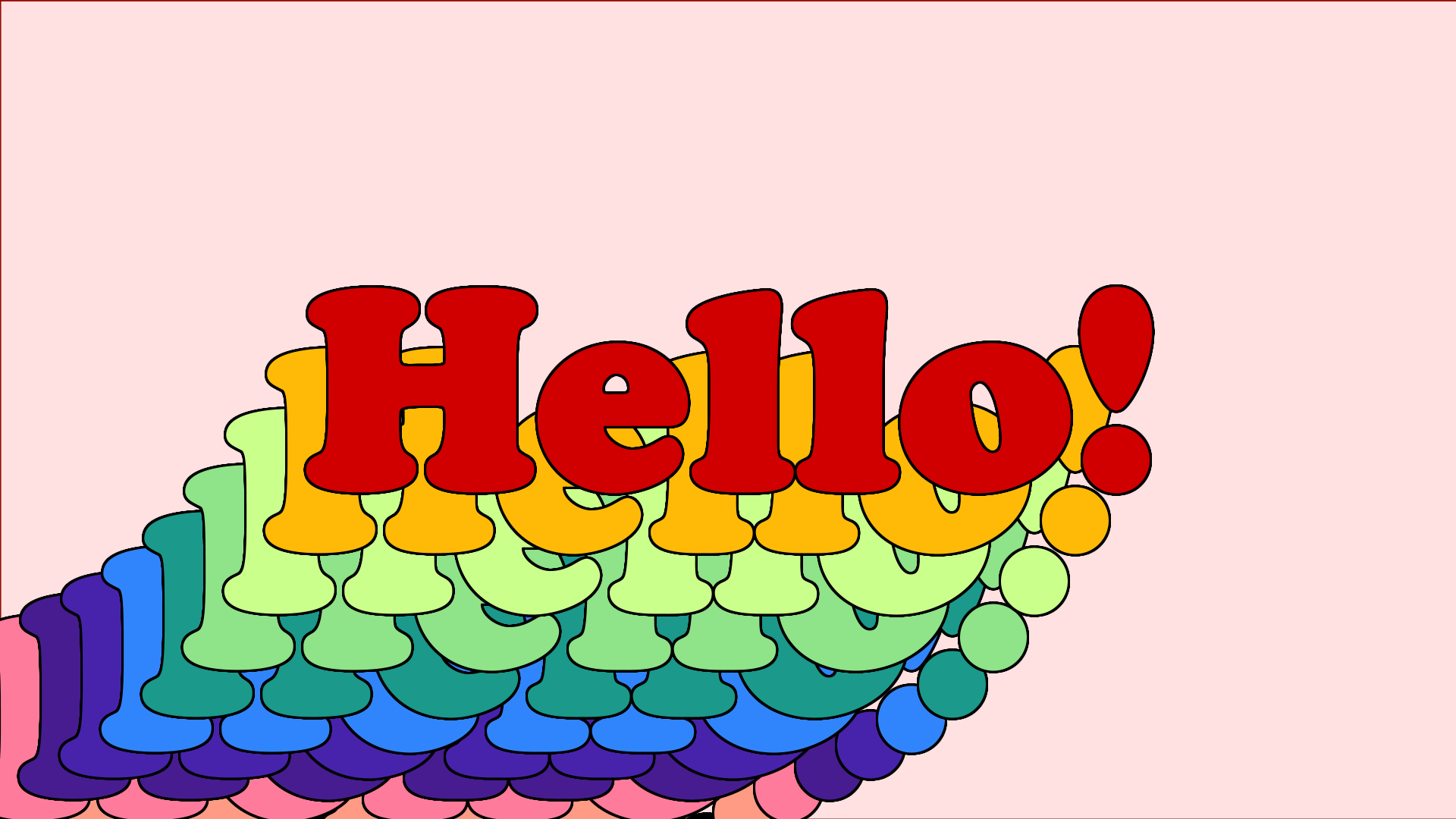 Hello! animation graphic design motion graphics