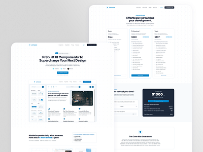 Modern Website Design for SaaS Company homepage design modern pricing cards pricing page saas saas website software development ui design web design web development website design website development