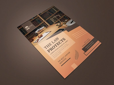 The law protects flyer design ! attorney brochure brochure design flyer flyer design graphic design justice law law firm lawyer lawyer service lawyers legal legal adviser print design service