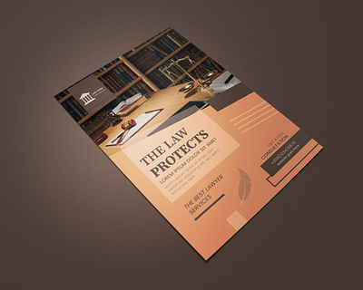 The law protects flyer design ! attorney brochure brochure design flyer flyer design graphic design justice law law firm lawyer lawyer service lawyers legal legal adviser print design service