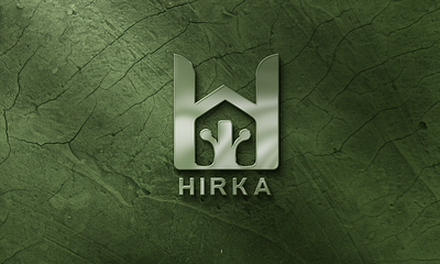 Hirka Smart Home Logo Design logo security smart home