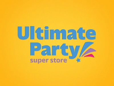 Ultimate Party Super Store adobe bowling green brand branding celebration design graphic design kentucky logo party store vector