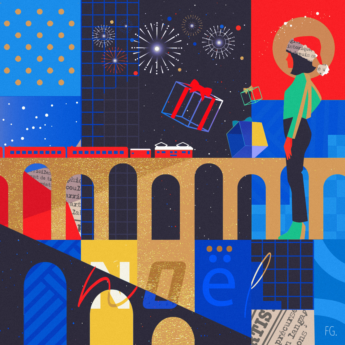 🎄 A very Merry... artwork christmas christmas2024 design digital illustration digitalart illustration illustrator merrychristmas pop art