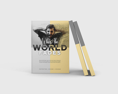 Depression-Themed Modern Book Cover Design book cover design branding clean cover design depression design graphic design illustration modern template typography ui white