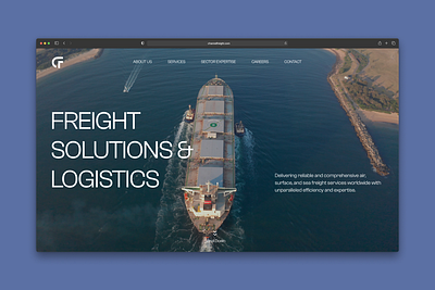 Freight Types Visualized: Clean & Minimal Logistics UI design graphic design illustration industry typography ui uidesign ux vector