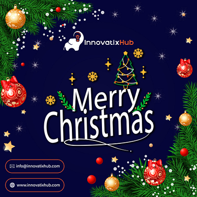 Merry Christmas advertisingagency animation branding design graphic design illustration innovatixhub logo logodesign minimalist logo motion graphics ui vector