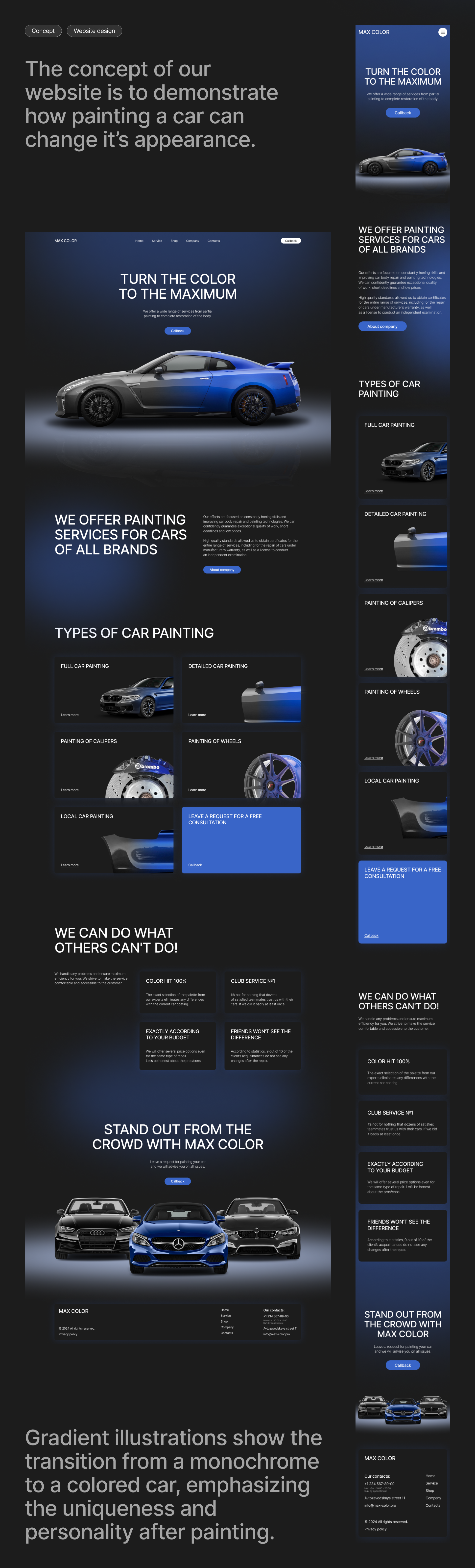 Example of Creating A Landing Page Design In Figma